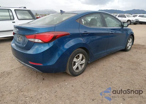 2014 Hyundai Elantra Se from USA, damaged, VIN KMHDH4AE7EU199331